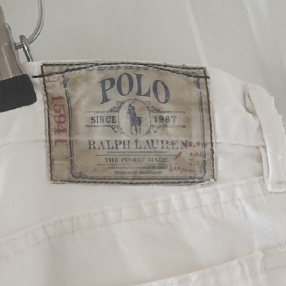 Polo by Ralph Lauren Cream Jeans Vintage Style